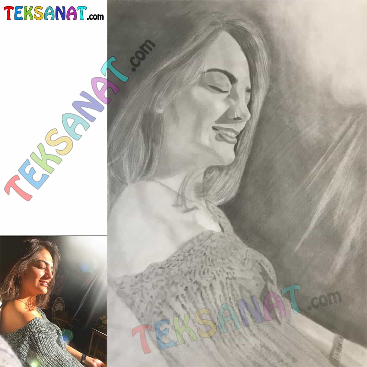 Karakalem Portre Sipariş