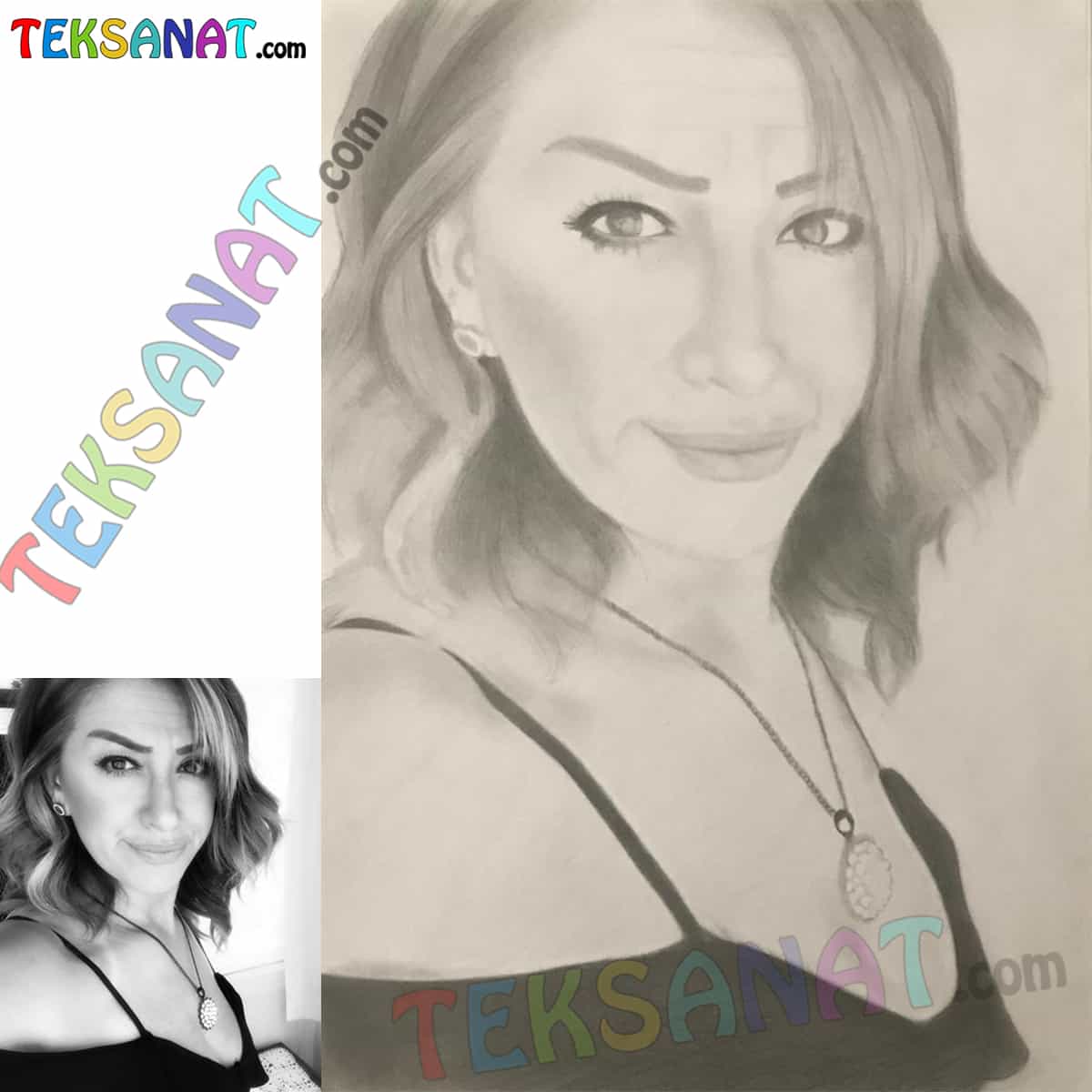 Karakalem Portre Sipariş