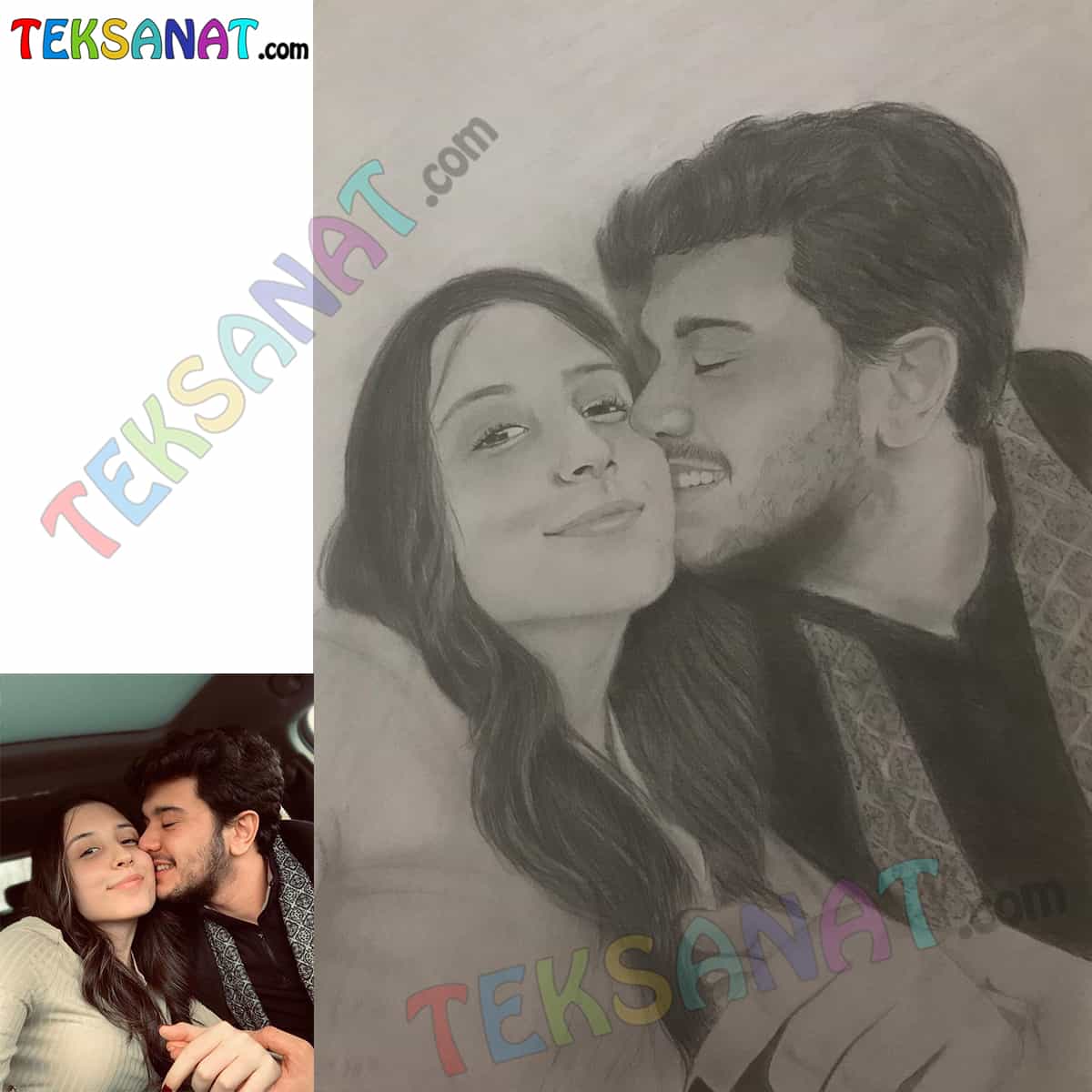 Karakalem Portre Sipariş