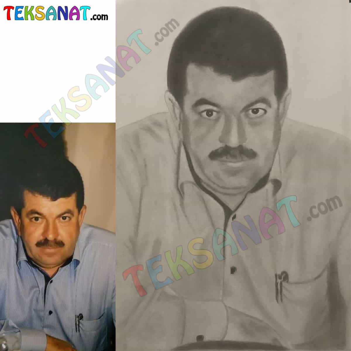 Karakalem Portre Sipariş