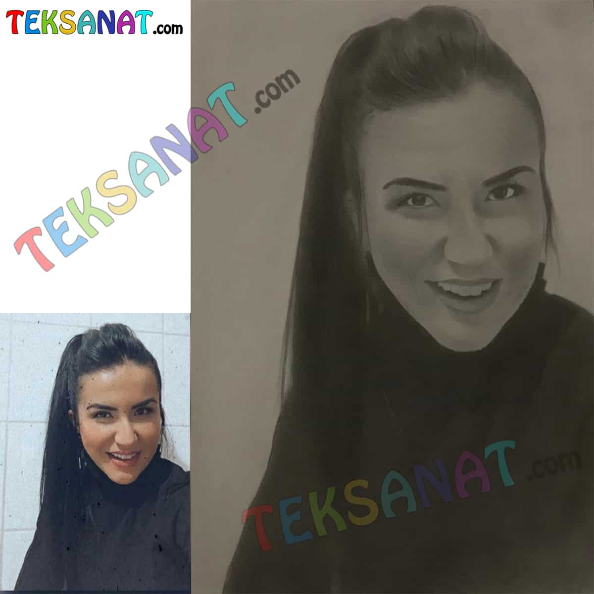 Karakalem Portre Sipariş