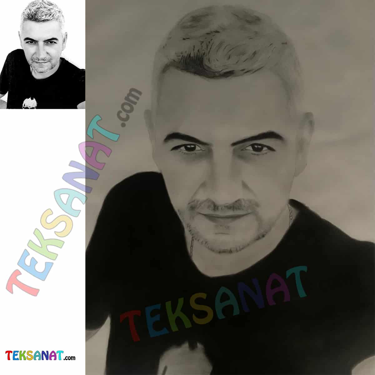 Karakalem Portre Sipariş