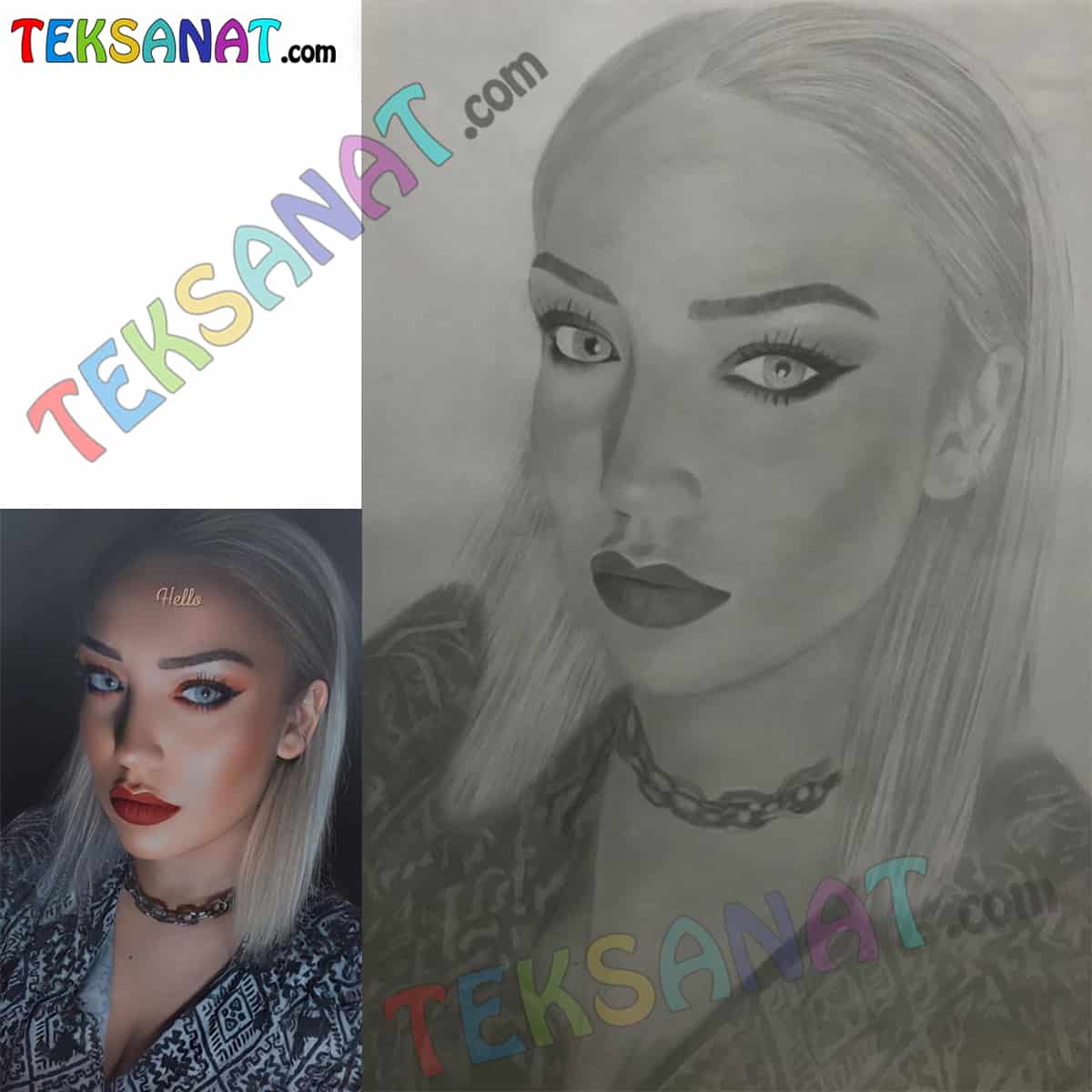 Karakalem Portre Sipariş