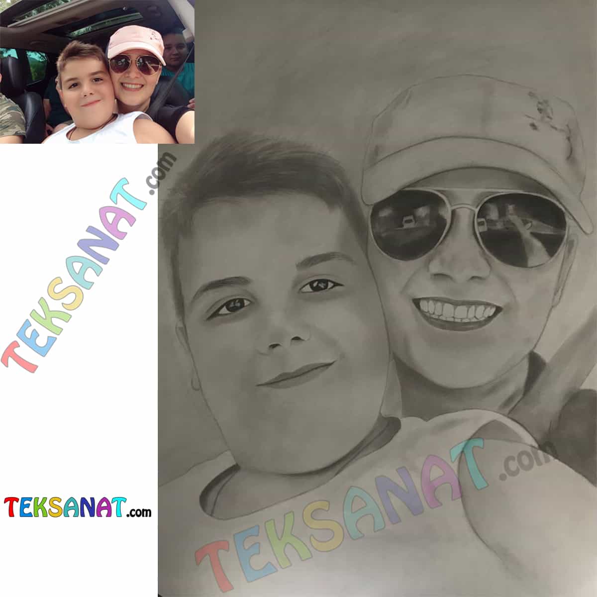 Karakalem Portre Sipariş