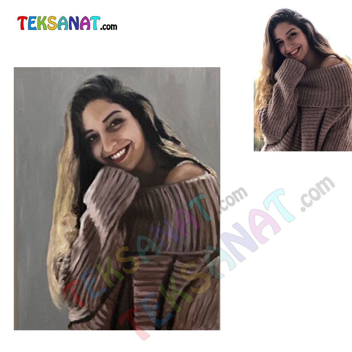 Yağlı Boya Portre Sipariş