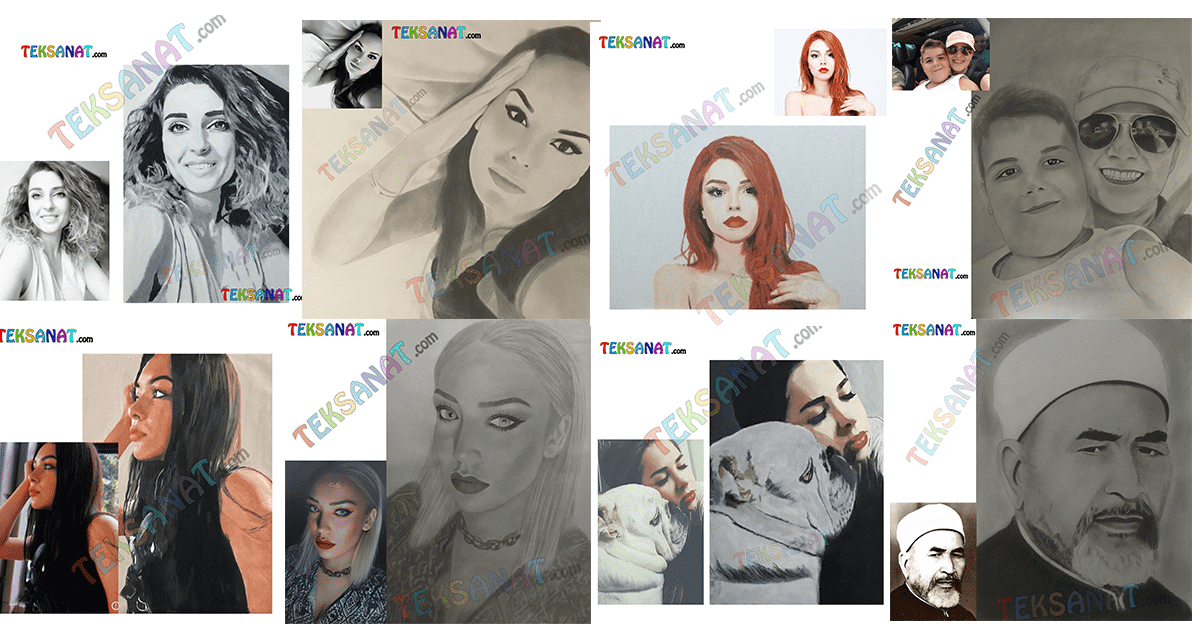 Karakalem Portre Sipariş